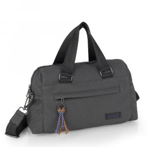 Torba na rame ženska 33x20x12 cm Salma siva