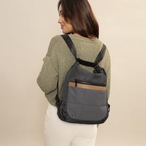 Torba na rame ženska 32x37x9 cm Sofia siva