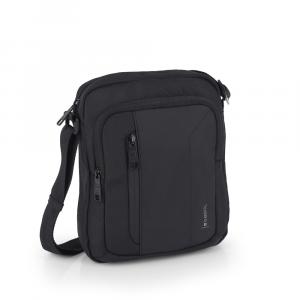 Torba na rame muška 20x25x8 cm Aston crna