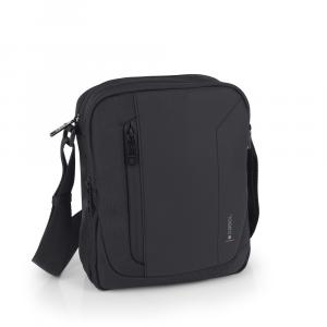 Torba na rame muška 20x25x8 cm Aston crna