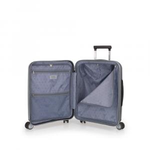 Kofer mali (kabinski) PROŠIRIVI 40x55x20/25cm Brooklyn 41,7/47,4 l-2,8 kg srebrna