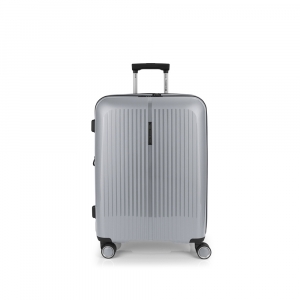 Kofer srednji PROŠIRIVI 45x65x27/30cm Brooklyn 70/77,8 l-3,4 kg Gabol srebrna