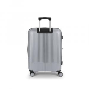Kofer srednji PROŠIRIVI 45x65x27/30cm Brooklyn 70/77,8 l-3,4 kg srebrna