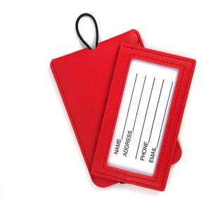 TAG ZA KOFER PRAVOUGAONI SA FUTROLOM Y036 Ostalo crvena