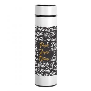 Aluminijumska boca za vodu 7x23 cm  750ml OKCA BELA 