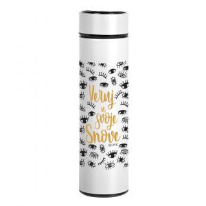 Aluminijumska boca za vodu 7x23 cm  750mll OKCA CRNA 