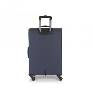 Kofer srednji 42x67,5x29/32 cm  polyester 50,4/62,4l-2,7 kg Florida plava