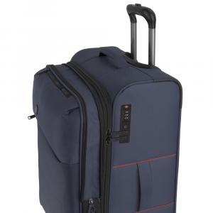 Kofer srednji 42x67,5x29/32 cm  polyester 50,4/62,4l-2,7 kg Florida plava