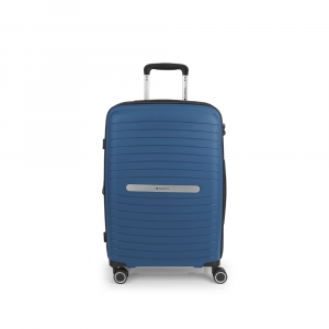Kofer srednji PROŠIRIVI 38x55x23/26 cm Polypropilen 44x65x28/31 cm 71,4/79 l-3,7 kg Shinyuu Gabol plava