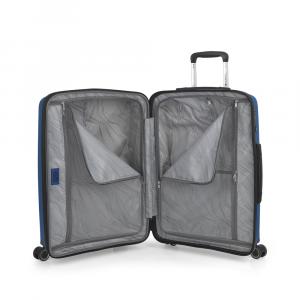 Kofer srednji PROŠIRIVI 38x55x23/26 cm  Polypropilen 44x65x28/31 cm 71,4/79 l-3,7 kg Shinyuu plava