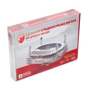 Puzzle 3D fudbalski stadion Rajko Mitić Crvena Zvezda 