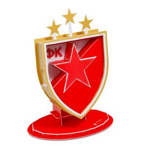 Puzzle 3D grb FK Crvena Zvezda 