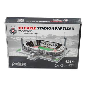 Puzzle 3D fudbalski stadion Partizan 