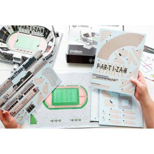 Puzzle 3D fudbalski stadion Partizan 
