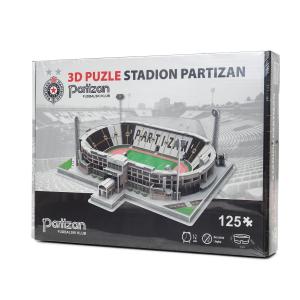 Puzzle 3D fudbalski stadion Partizan 