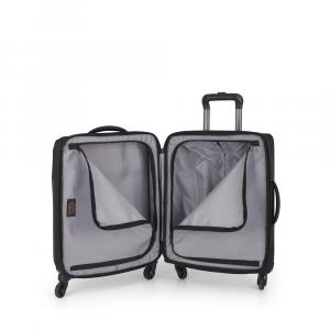 Kofer mali (kabinski) 39,5x55x21 cm  polyester 38,5l-2,3 kg Florida crna