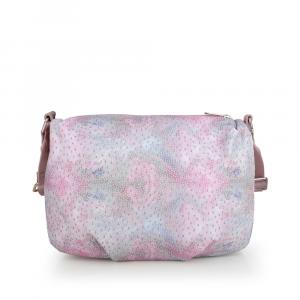 Torba na rame ženska 32x22x8 cm Nabila roze