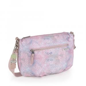 Torba na rame ženska 32x22x8 cm Nabila roze