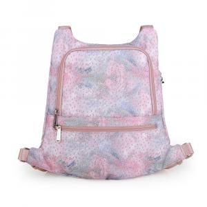 Torba na rame / ranac ženski 30x37x12 cm Nabila roze