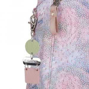 Torba na rame / ranac ženski 30x37x12 cm Nabila roze