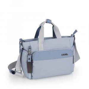 Torba na rame ženska 25x18x10 cm Vega plava