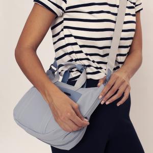 Torba na rame ženska 31x22x7/11 cm Vega plava