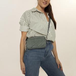 Torba na rame ženska 20x12x3 cm Aitana zelena