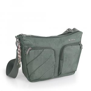 Torba na rame ženska 33x23x10 cm Aitana zelena