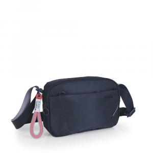 Torba na rame ženska 24x16x8 cm Denise plava