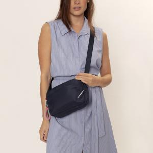 Torba na rame ženska 24x16x8 cm Denise plava