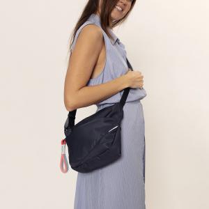 Torba na rame ženska 30x20x9 cm Denise plava