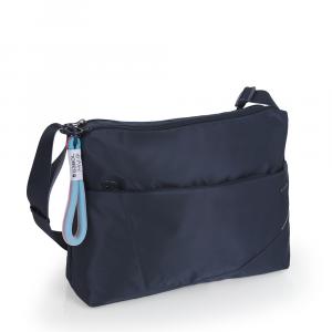 Torba na rame ženska 35x25x9cm Denise plava