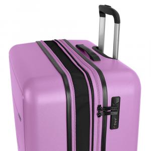 Kofer mali (kabinski) PROŠIRIVI 40x55x21/24 cm  ABS 41,1/47l-3,1 kg Future Plus roze