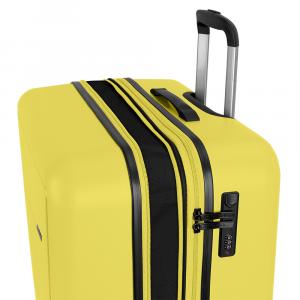 Kofer veliki PROŠIRIVI 54x76x30/33 cm  ABS 105,5/116,1l-4,7 kg Future Plus žuta