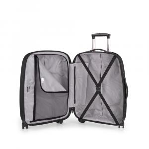 Kofer srednji PROŠIRIVI 48x67x27/30,5 cm  ABS 70/79l-3,8 kg Paradise XP crna