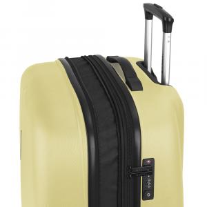 Kofer srednji PROŠIRIVI 48x67x27/30,5 cm  ABS 70/79l-3,8 kg Paradise XP pastelno žuta