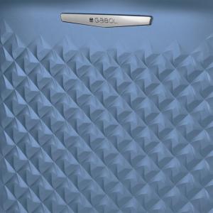 Kofer srednji PROŠIRIVI 44x64,5x28/31cm Polypropilen 72,5/80,2 l-3,3 kg Queens metalik plava