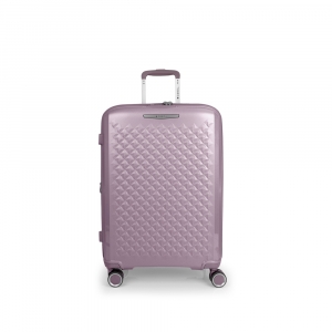 Kofer srednji PROŠIRIVI 44x64,5x28/31cm Polypropilen 72,5/80,2 l-3,3 kg Queens Gabol metalik ljubičasta