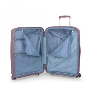 Kofer srednji PROŠIRIVI 44x64,5x28/31cm Polypropilen 72,5/80,2 l-3,3 kg Queens metalik ljubičasta