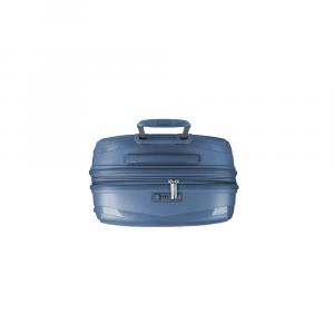 Kofer veliki PROŠIRIVI 51x75x31/34 cm cm  Polypropilen 109,6/120,2 l- 4,3 kg Queens metalik plava
