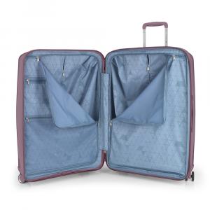 Kofer veliki PROŠIRIVI 51x75x31/34 cm cm  Polypropilen 109,6/120,2 l- 4,3 kg Queens metalik ljubičasta