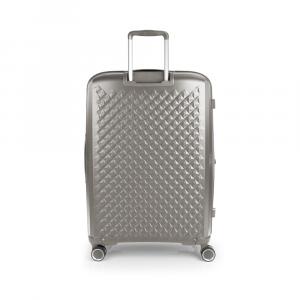 Kofer veliki PROŠIRIVI 51x75x31/34 cm cm  Polypropilen 109,6/120,2 l- 4,3 kg Queens metalik krem