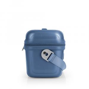 Neseser 33x24x20 cm 13l Queens metalik plava