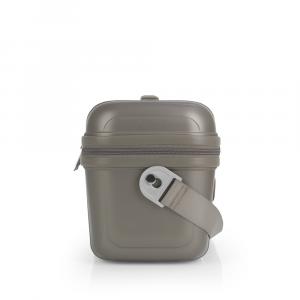 Neseser 33x24x20 cm 13l Queens metalik krem