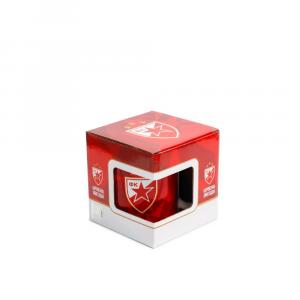 ŠOLJA FK CRVENA ZVEZDA 1 logo sa crvenom šarom 