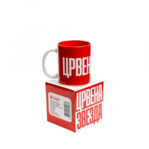 ŠOLJA FK CRVENA ZVEZDA 4 natpis ravno 