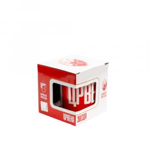 ŠOLJA FK CRVENA ZVEZDA 4 natpis ravno 