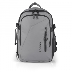 Ranac putni za low cost sa 2 odeljka 25x40x20/23 cm 20/23l - 0,62kg Canada Gabol siva