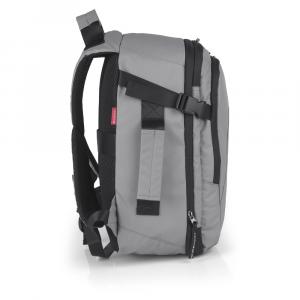 Ranac putni za low cost sa 2 odeljka 25x40x20/23 cm 20/23l - 0,62kg Canada siva