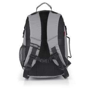 Ranac putni za low cost sa 2 odeljka 25x40x20/23 cm 20/23l - 0,62kg Canada siva